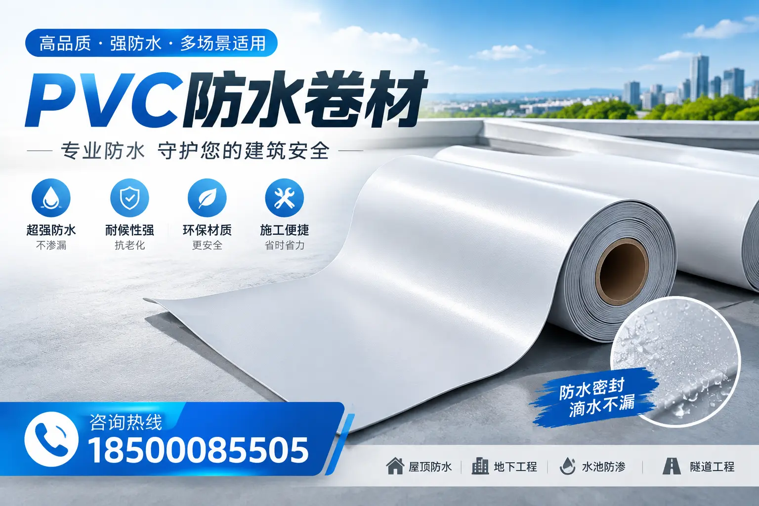 PVC防水卷材的市场竞争分析，定西品牌选择参考